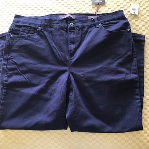 NWT Gloria Vanderbilt Amanda High Waisted Sz 18 W